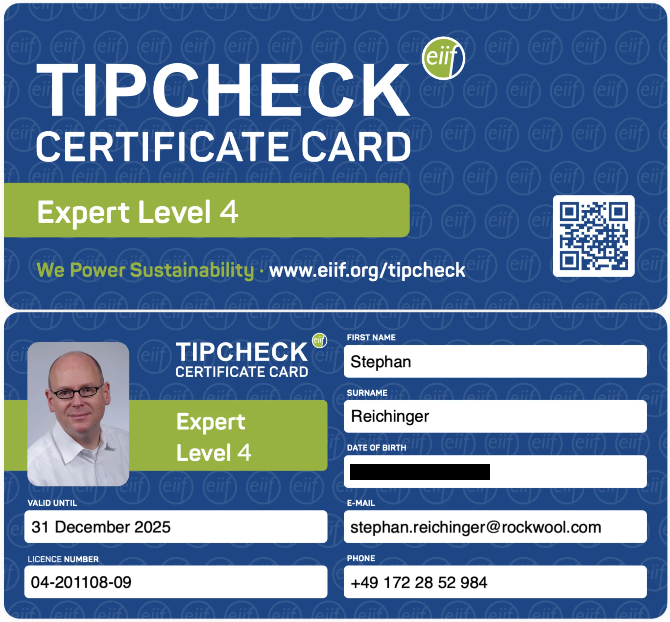 TIPCHECK Certificate